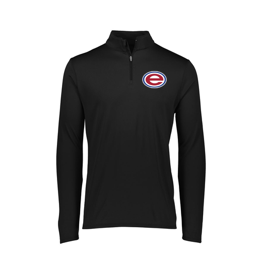 [FTLQFLBK-FAXS-LOGO2] Decker Women's Flex-Lite 1/4 Zip Shirt (Female Adult XS, Black, Logo 2)