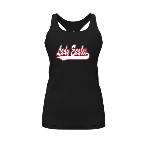 [FT0TRBBK-FYS-LOGO1] Decker Racerback Tank Top (Female Youth S, Black, Logo 1)