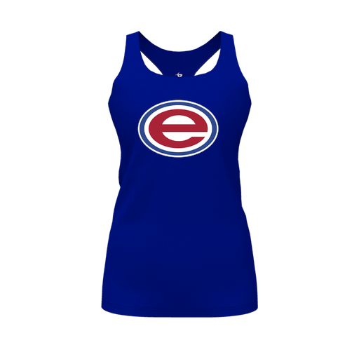 [FT0TRBRY-FYS-LOGO2] Decker Racerback Tank Top (Female Youth S, Royal, Logo 2)