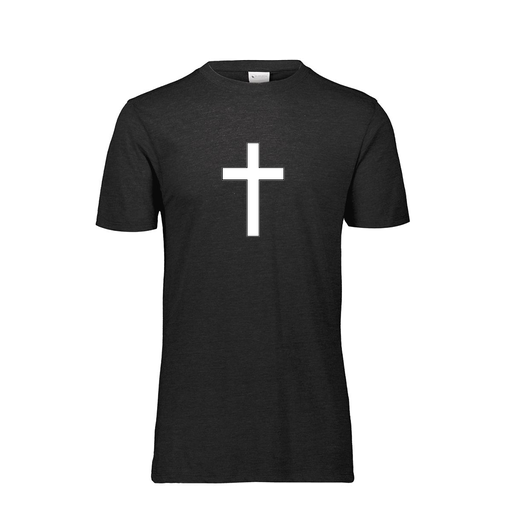 [FTSCUBBK-YS-LOGO3] Decker Youth Tri-Blend T-Shirt - Short Sleeve (Youth S, Black, Logo 3)