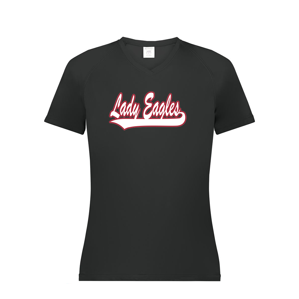 Ladies Smooth Sport V-Neck T-Shirt