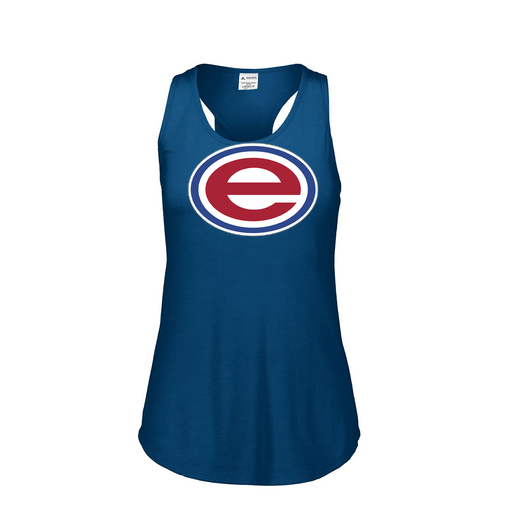 [3078.U22.S-LOGO2] Ladies Tri Blend Tank Top (Female Adult S, Navy, Logo 2)