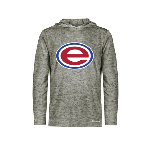 [FOLHCGGY-AS-LOGO2] Decker Men's Charge Hoodie (Adult S, Gray, Logo 2)