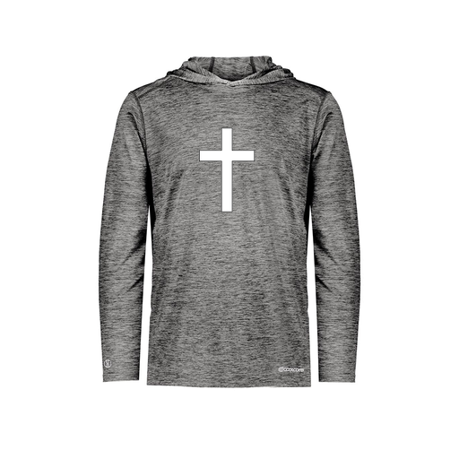 [FOLHCGBK-YS-LOGO3] Decker Youth Charge Hoodie (Youth S, Black, Logo 3)