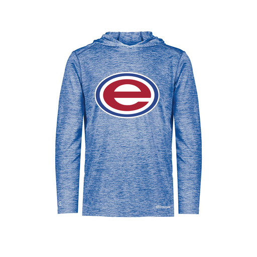 [FOLHCGRY-YS-LOGO2] Decker Youth Charge Hoodie (Youth S, Royal, Logo 2)