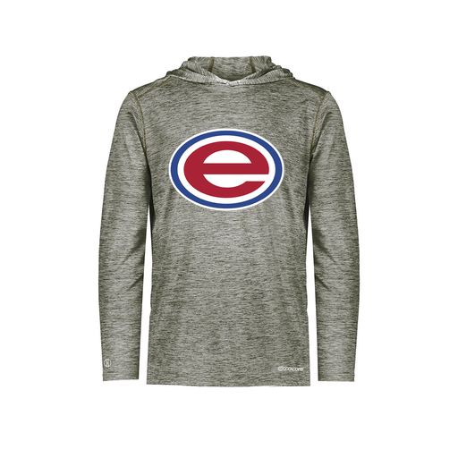 [FOLHCGGY-YS-LOGO2] Decker Youth Charge Hoodie (Youth S, Gray, Logo 2)