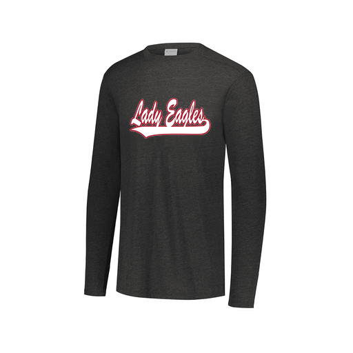 [FTLCUBBK-AXS-LOGO1] Decker Men's Tri-Blend T-Shirt - Long Sleeve (Adult XS, Black, Logo 1)