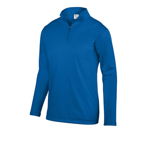 [FOLQFFRY-YS-LOGO5] Decker Youth FlexFleece 1/4 Zip (Youth S, Royal, Logo 5)
